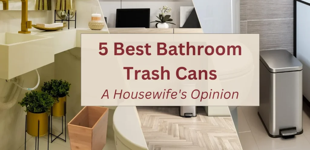 best bathroom trash cans